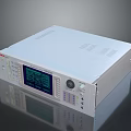 Professional Electronic Testing Equipment With Digital Display Screen White Casing And Control Panel Knob 3d model