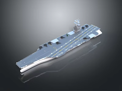 3D Model of Aerospace Vehicle Structure Featuring Gray Surface And Dark Reflective Background 3d model