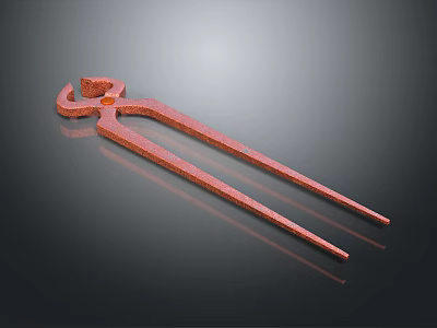 Pipe pliers vise bench vise wrench tool hardware tool processing tool furniture 3d model