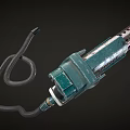 Industrial Sprayer Tool With Pneumatic Hose And Metal Nozzle For Heavy Duty Industrial Applications