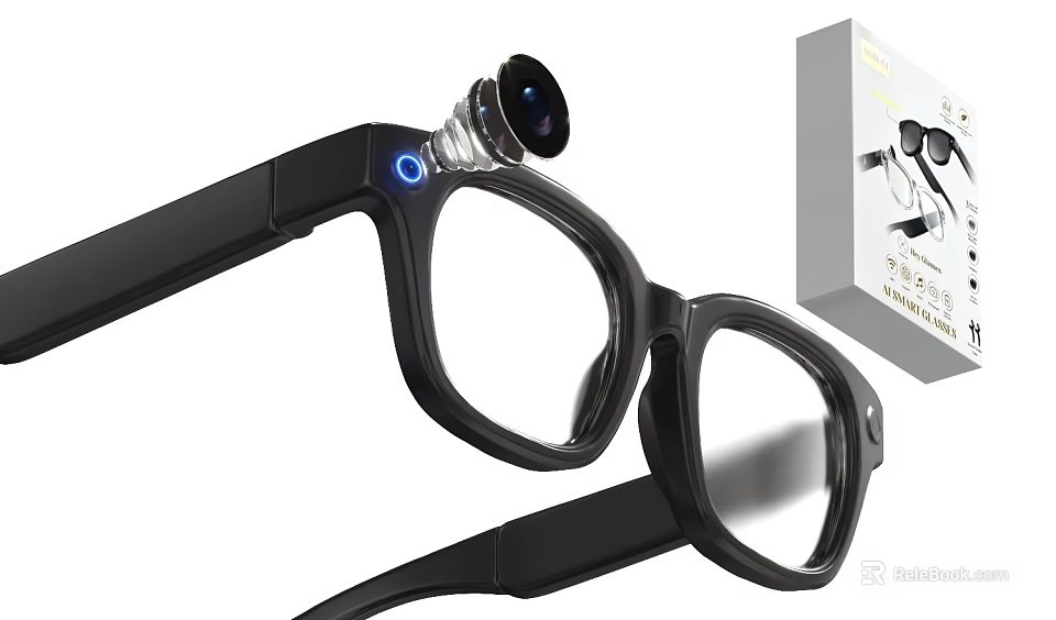 Smart Glasses With Built in Camera For Portable Digital Video Recording 3d model 