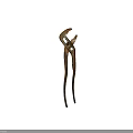 Rusty Old Pliers Hand Tool For Gripping Tasks In Hardware Workshop 3d model