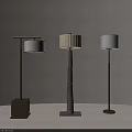 Contemporary Floor Lamps Featuring Various Design Elements And Elegant Shades 3d model