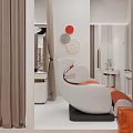 Modern Beauty Hair Salon Interior With Stylish Chairs Mirrors And Elegant Decorative Elements