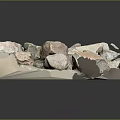 Natural Stacked Stones With Various Sizes For Construction And Decorative Use