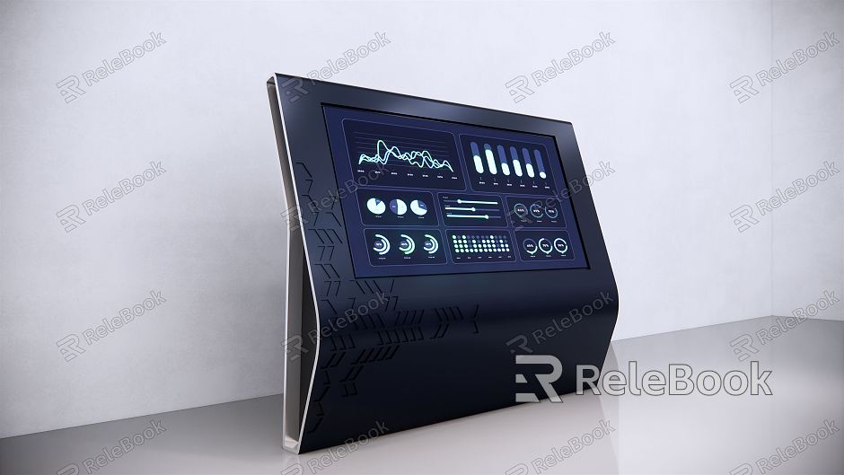 Modern all-in-one machine simple technology all-in-one machine touch screen display to shopping mall guide system model