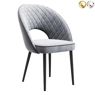 Modern Dining Chair Single Chair 3d model