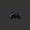 Motorcycle Two-wheeled Motorcycle Cross-country Motorcycle Road Race Motorcycle Motor Vehicle Transport 3d model