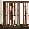 sliding door 3d model