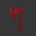 Vintage Handcrafted Axe Featuring Sharp Metal Blade And Sturdy Wooden Handle Design