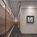 Traditional Chinese Tea Room Interior With Wooden Furniture And Decor
