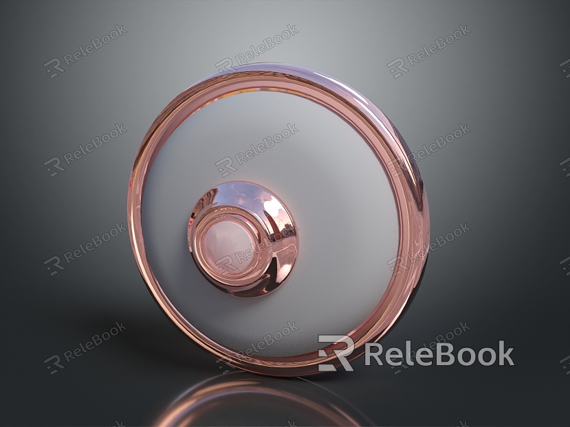 Modern Button Control Button Metal Button Stainless Steel Button model