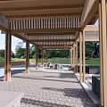 New Chinese Style Pavilion Viewing Platform 3d model