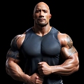 Johnson Stones Johnson Muscle Men Fitness Men Fast and Furious WWE Hollywood Star Oscar 3d model