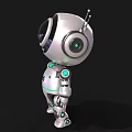 Cute robot science fiction robot cartoon robot intelligent robot small robot 3d model