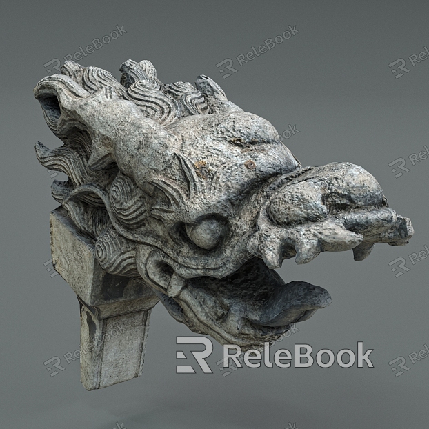 Stone carving faucet model