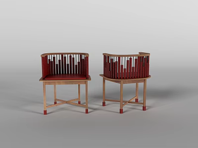 New Chinese Style Leisure Chair 3d model New Chinese Style Leisure Chair 3d model