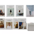 KINFOLK Lifestyle Magazines With Various Covers Including HOME Issue And Stacked Collection