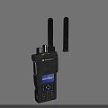 Motorola MOTOTRBO Black Two Way Radio With Antenna Keypad And Screen