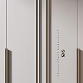 Modern Sleek Cabinet Doors With Metal Handles And Smooth Surface Design