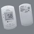 Portable Digital Blood Glucose Meter Medical Device with Clear LCD Display and Easy Operation Buttons