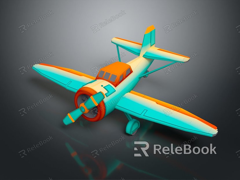 Modern Cartoon Aircraft Cartoon Aircraft Animation Aircraft Animation Aircraft model