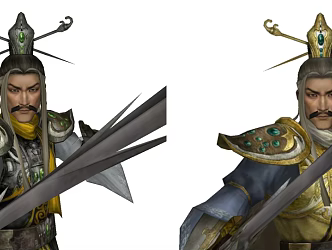Modern Game Character Three Kingdoms Unparalleled Character Man 3d model