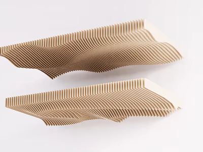 Special-shaped Ceiling Industrial Ceiling Grille Ceiling Creative Ceiling 3d model