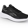 Reebok Black And White Mesh Sneakers With White Sole And Brand Logo