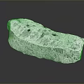 Natural Stone And Wood Decorative Piece With Rough Texture And Holes For Home Decor