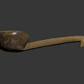 Handcrafted Wooden Spoon Decorative Ornament Set With Natural Texture And Vintage Style