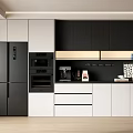 Modern Sideboard Minimalist Sideboard 3d model