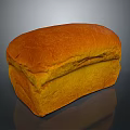 Homemade Fresh Baked Golden Crust Bread Loaf With Soft Fluffy Interior