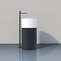 Modern Sleek Swing Door Design With Black White Color And Clean Lines