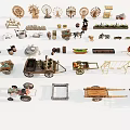 Chinese Farm Tools Rural Objects 3d model