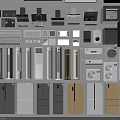 Various Modern Household Appliances Including Refrigerators Washing Machines And Kitchen Devices