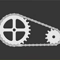 Heavy Duty Metal Commercial Equipment Featuring Gear Chain And Mechanical Components