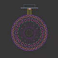 Modern Wall Lamp with Brass Frame and Glass Tubes for Contemporary Home Decor
