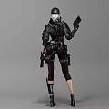 Group of People in Diverse Outfits Including Tactical Gear Casual Dresses and Fashionable Coats