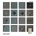 Modern Electrical Switches and Sockets with Various Stylish Home Designs
