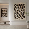 modern decorative painting 3d model