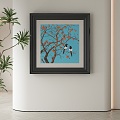 New Chinese Decorative Painting 3d model