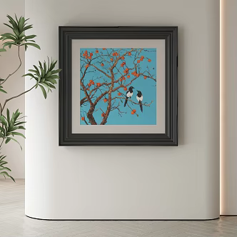 New Chinese Decorative Painting 3d model
