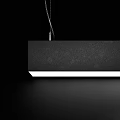 Modern Geometric Chandelier With Linear Black And White Multiple Pendant Hanging Design