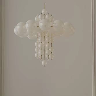 Modern chandelier 3d model