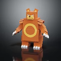 Modern Toy Teddy Bear Building Blocks Building Blocks Toy 3d model
