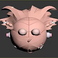 Cute Game Movie Character With Pink Hair Rabbit Ears Twintails And Big Eyes