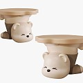 Bear Stool 3d model