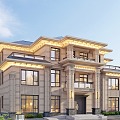 New Chinese Villa 3d model