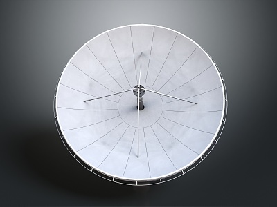 modern signal receiver satellite artificial satellite 3d model